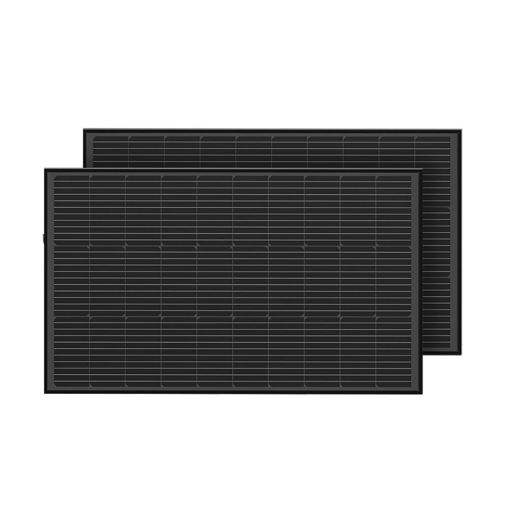 EcoFlow 2 × 100W Solar Panel with Mounting Brackets