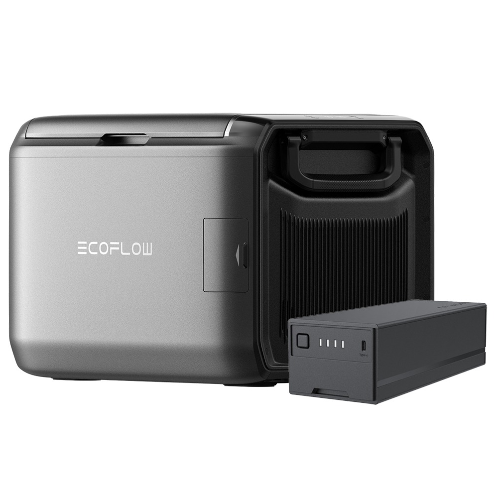 EcoFlow GLACIER Classic 55L cooler + 298Wh plug-in battery