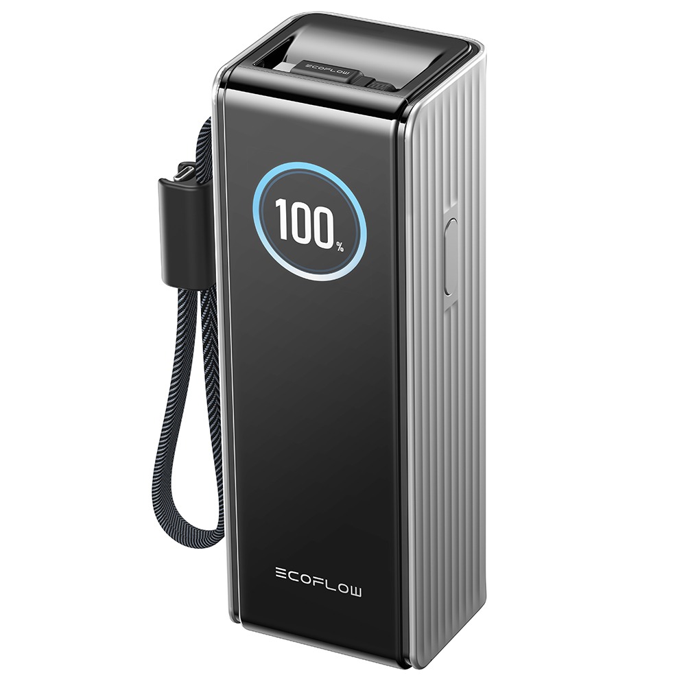 EcoFlow RAPID power bank 25,000 mAh with built-in cable