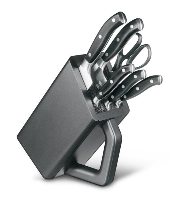 Victorinox Grand Maître Messerblock, 6-teilig, 20 cm — anthracite