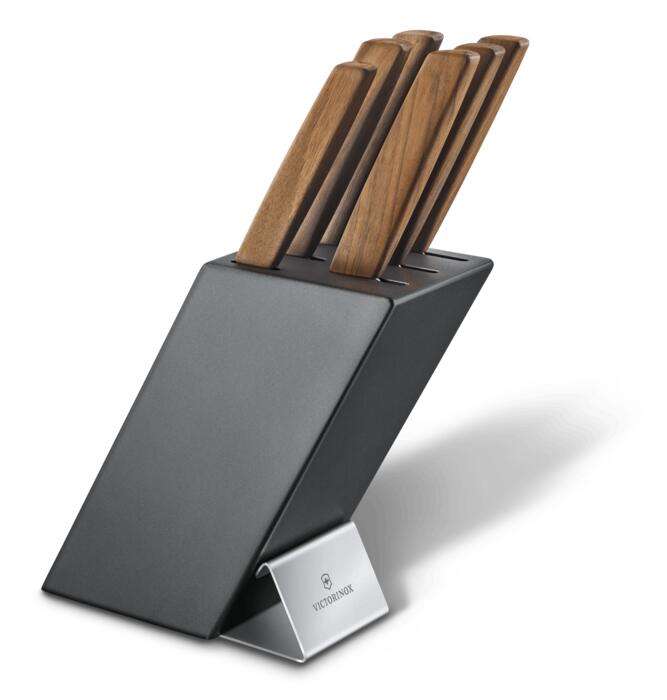 Victorinox Modern Messerblock, 6-teilig, 22 cm — gris