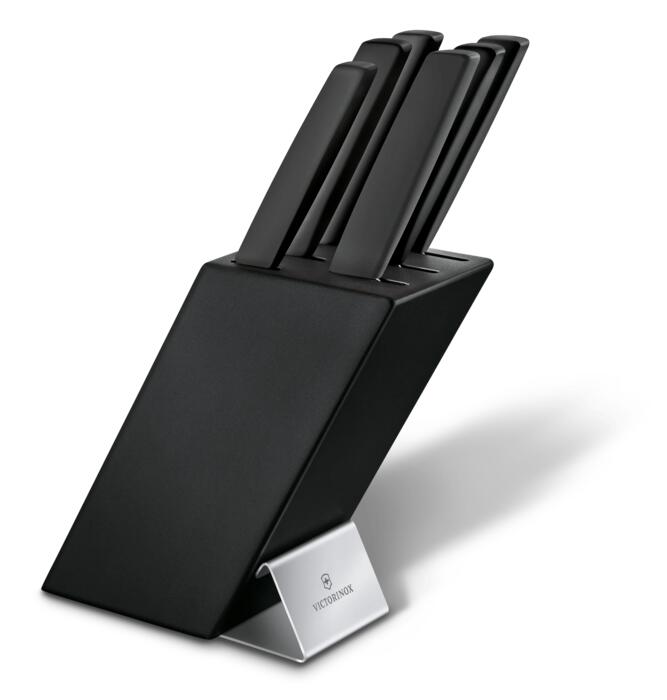 Victorinox Modern Messerblock, 6-teilig, 22 cm — noir