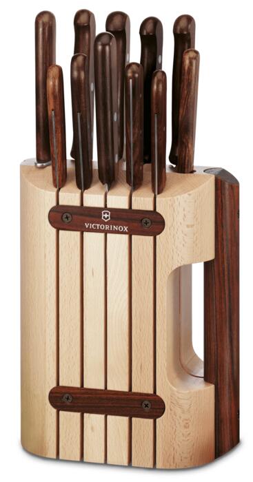 Victorinox Wood Messerblock, 11-teilig, 22 cm — Beech