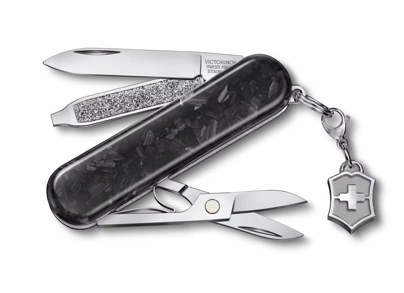 Victorinox Classic SD Brilliant Carbon — Schwarz