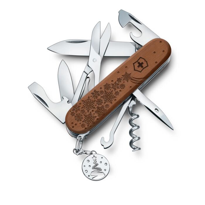 Victorinox Climber Wood Winter Magic Limited Edition 2025 — Pear wood