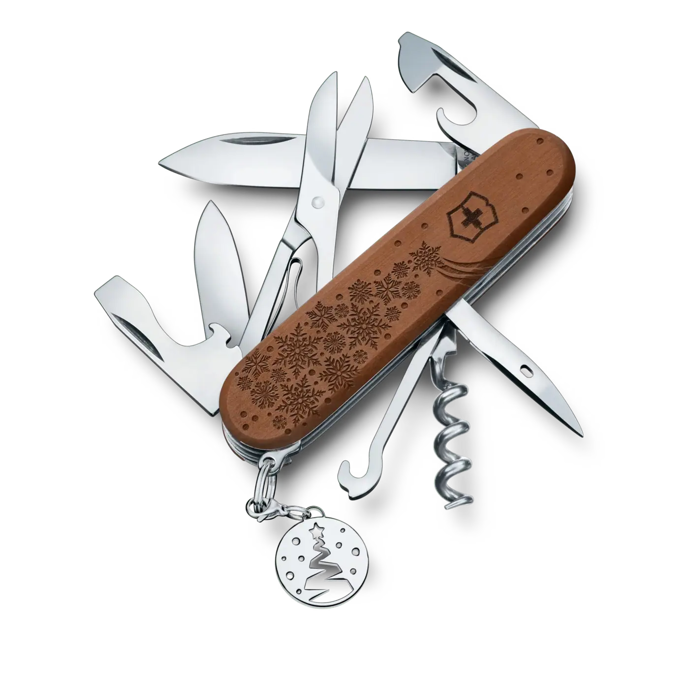 Victorinox Climber Wood Winter Magic Limited Edition 2025 — Brun