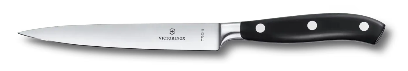Victorinox Couteau à découper Grand Maître, 15 cm — Noir