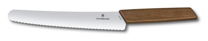 Victorinox Swiss Modern Brot- und Konditormesser, 22 cm — Bois de noyer