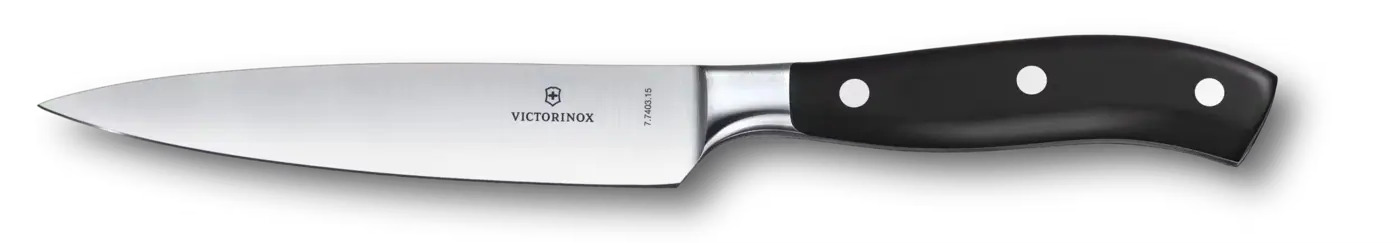 Victorinox Couteau de chef Grand Maître, 15 cm — Noir