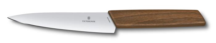 Victorinox Swiss Modern Kochmesser, 15 cm — Bois de noyer