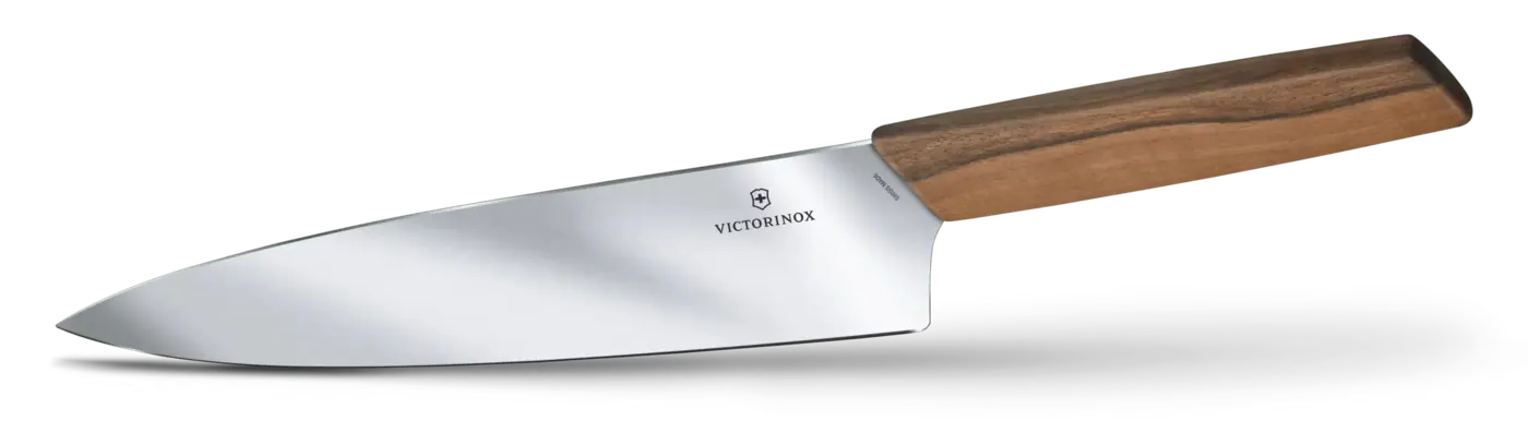 Victorinox Couteau de chef Swiss Modern, 20 cm — Brun