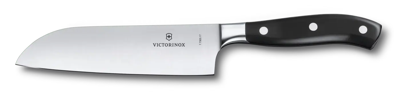 Victorinox Couteau Santoku Grand Maître, 17 cm — Noir — 7.7303.17G