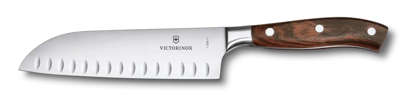 Victorinox Couteau Santoku Grand Maître, 17 cm — Brun