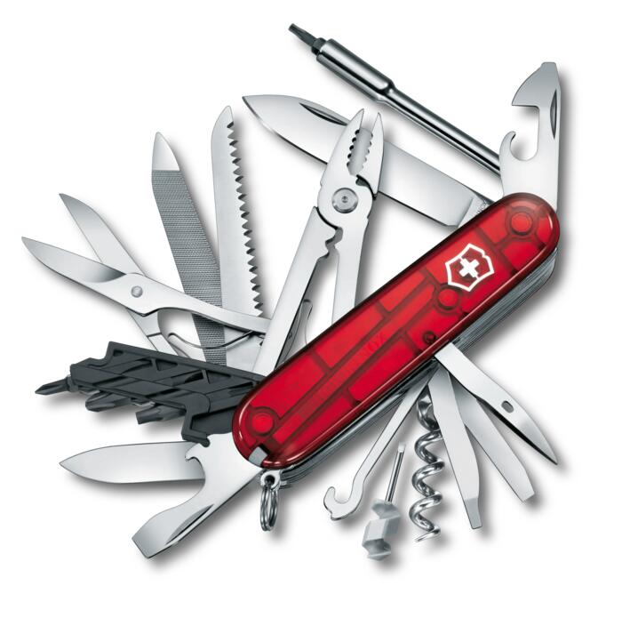 Victorinox Cyber Tool L — rouge transparent