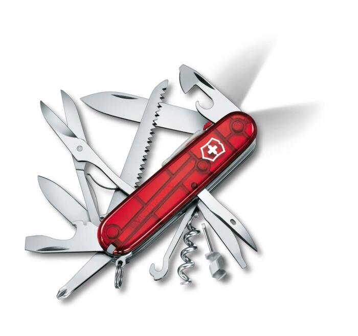 Victorinox Huntsman Lite — rouge transparent