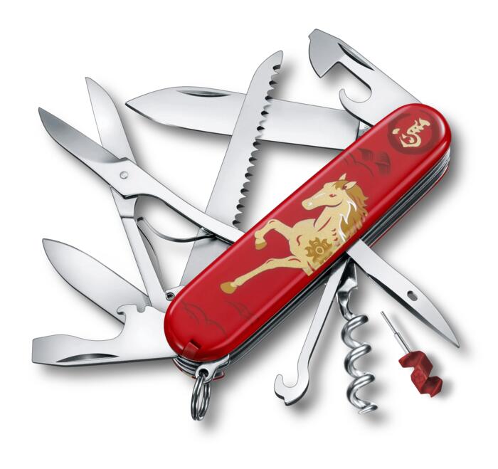 Victorinox Huntsman Year of the Horse 2026 — rouge