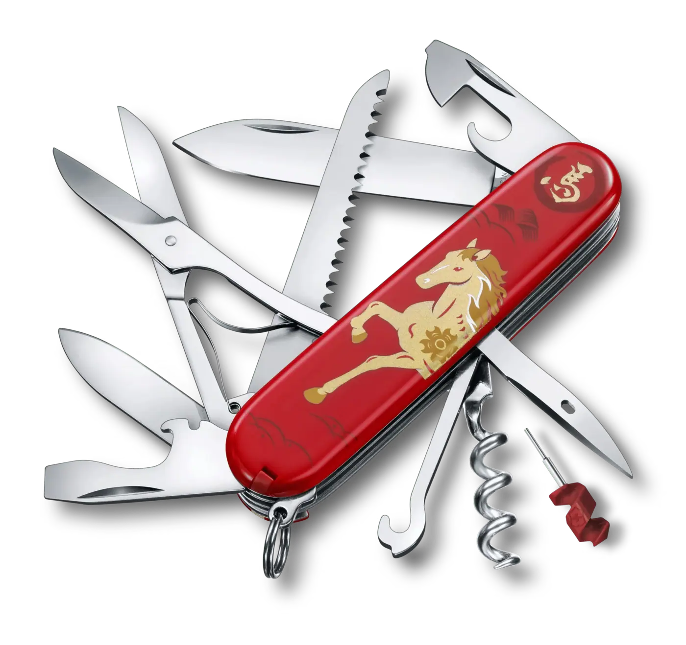 Victorinox Huntsman Year of the Horse 2026 — Rouge