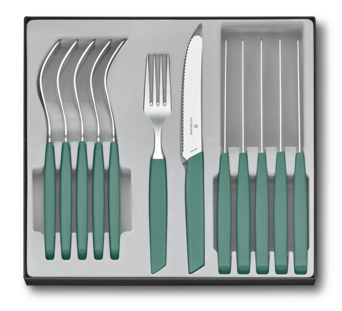Victorinox Modern Besteck, 12-teilig, 11 cm — sage