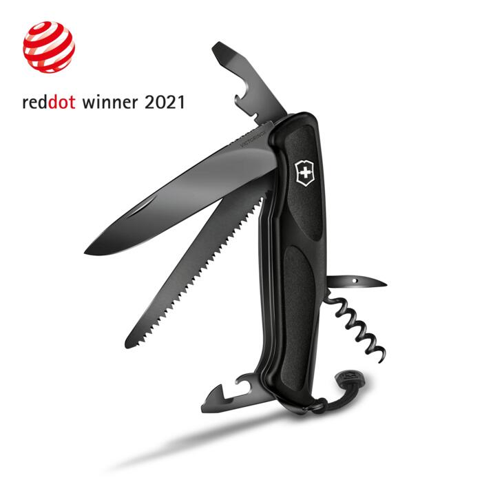 Victorinox Ranger 55 Grip Onyx Black — noir