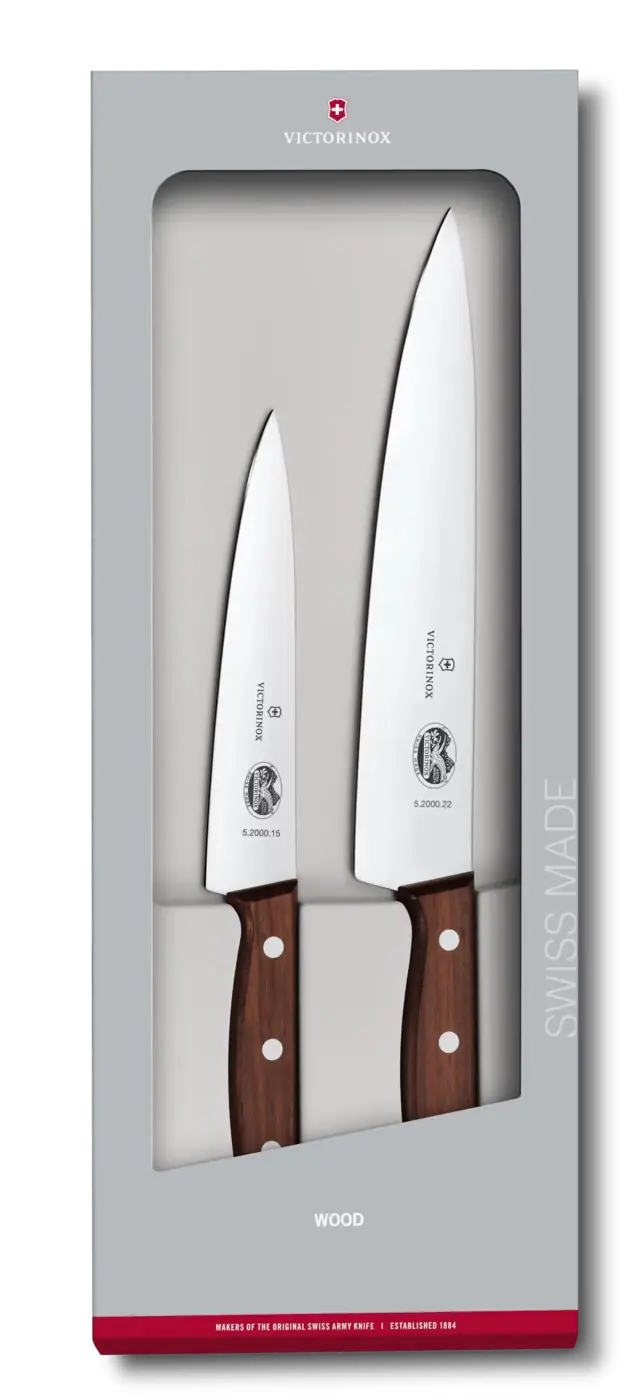 Victorinox Wood Tranchier-Set, 2-teilig — Braun