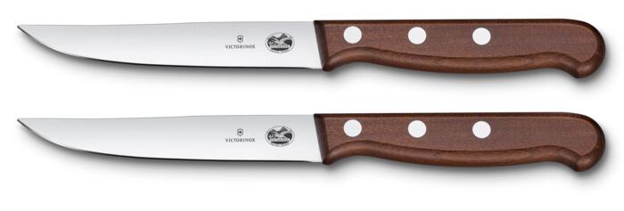 Victorinox Wood Steakmesser-Set, 2-teilig, 12 cm — Bois d’érable modifié