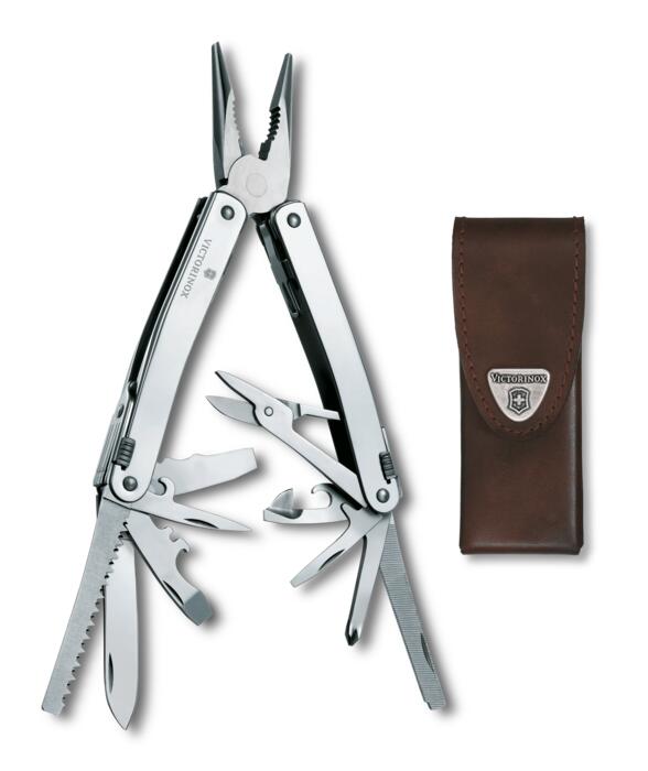 Victorinox Swiss Tool Spirit X — Étui en cuir inclus