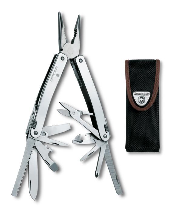 Victorinox Swiss Tool Spirit X — Étui-ceinture en Nylon inclus