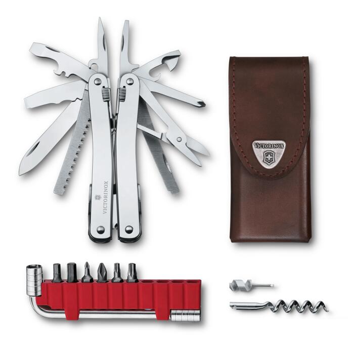 Victorinox Swiss Tool Spirit X Plus — Étui en cuir inclus