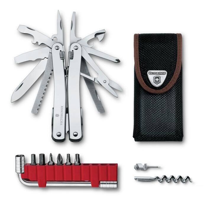 Victorinox Swiss Tool Spirit X Plus — Étui-ceinture en Nylon inclus