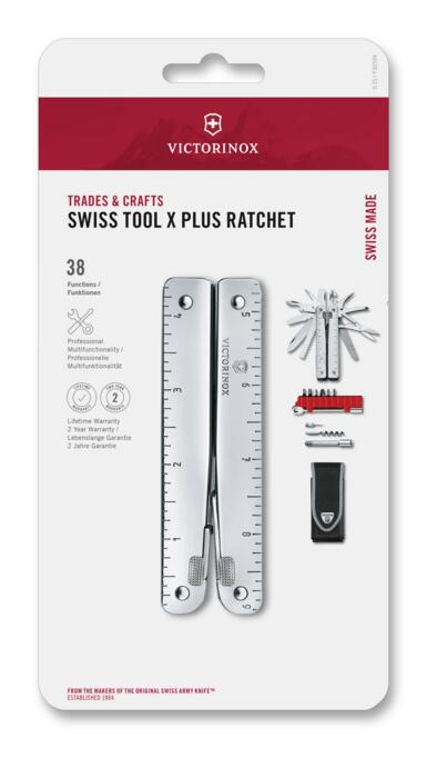 Victorinox Swiss Tool X Plus Ratchet — Étui-ceinture en Nylon inclus